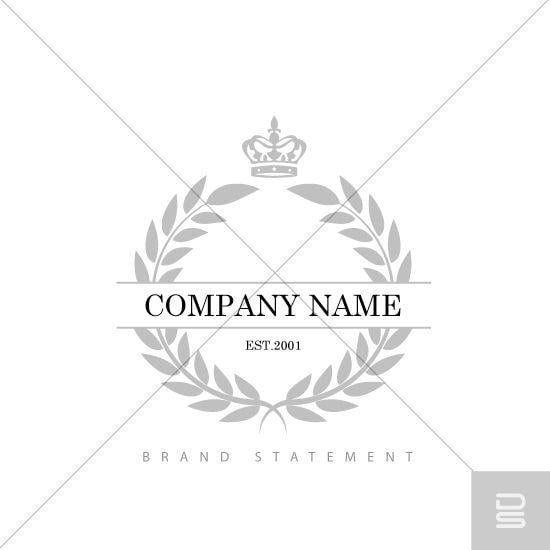 Laurel Logo - Laurel Wreath with Crown Logo | DIGUISEPPI STUDIOS