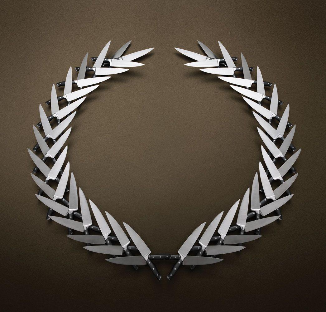 Laurel Logo - Caesars Laurel Wreath Logo in Knives