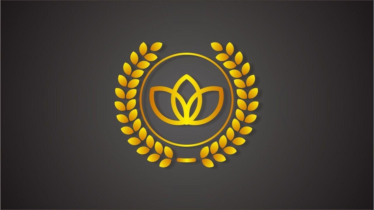 Laurel Logo - Laurel Wreath #Logo Design | CorelDRAW Tutorials