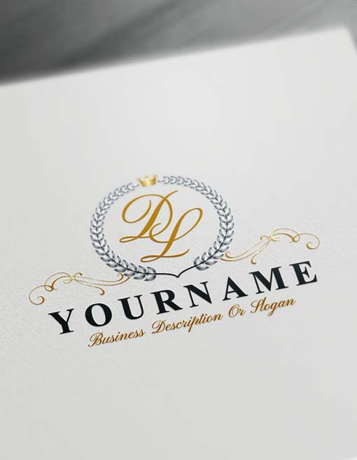 Laurel Logo - Make logo online Laurel Wreath Logo Template Free Letters Logo Maker