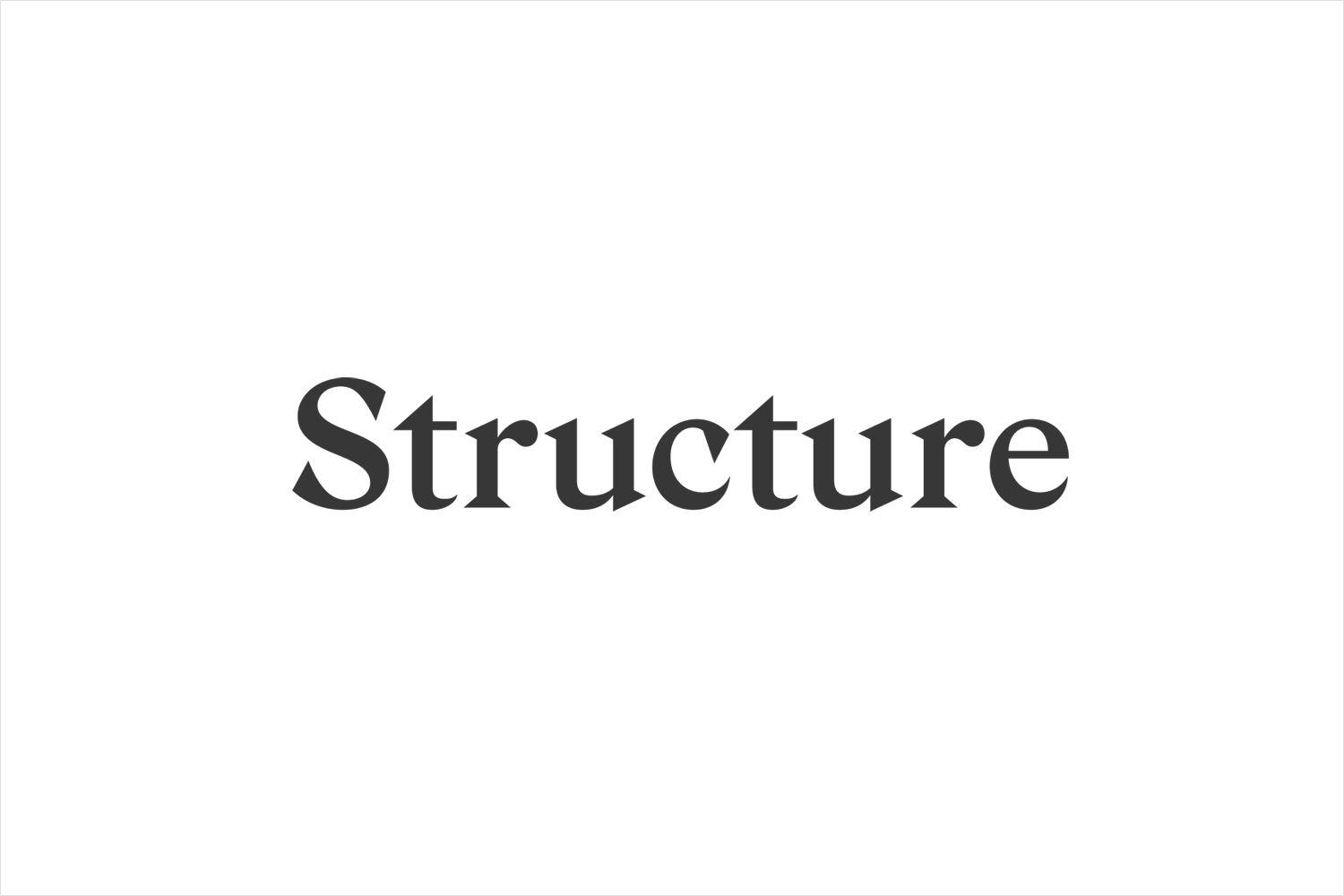 Structure Logo - New Brand Identity for Norwegian Structure by Bielke & Yang