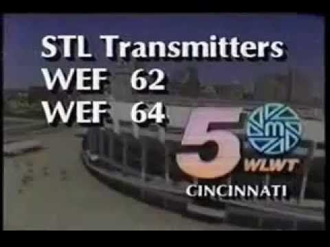 WLWT Logo - Circa 1985 WLWT Night Sign Off (sound breaks edited out) - Channel 5  Cincinnati 80s