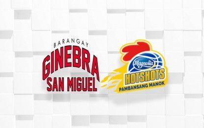 Ginebra Logo - Ginebra extends semis vs. Magnolia with comeback win. Philippine