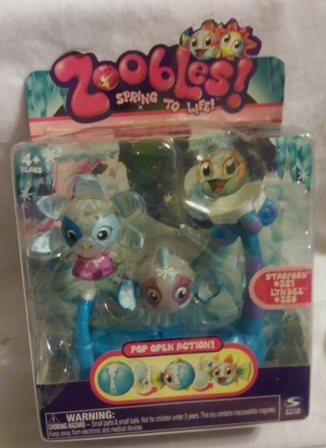 Zoobles Logo - Zoobles Spring to Life Chillville Collection Age4 Wesley and Alva