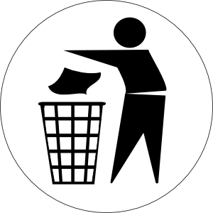 Bin Logo - Doctormo Put Rubbish In Bin Signs Clip Art