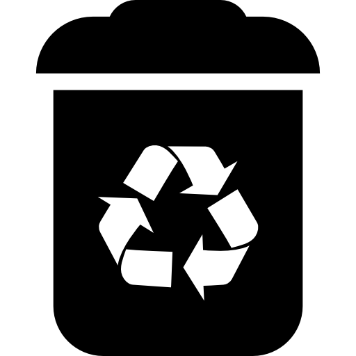 Bin Logo - Recycle bin interface symbol Icons | Free Download
