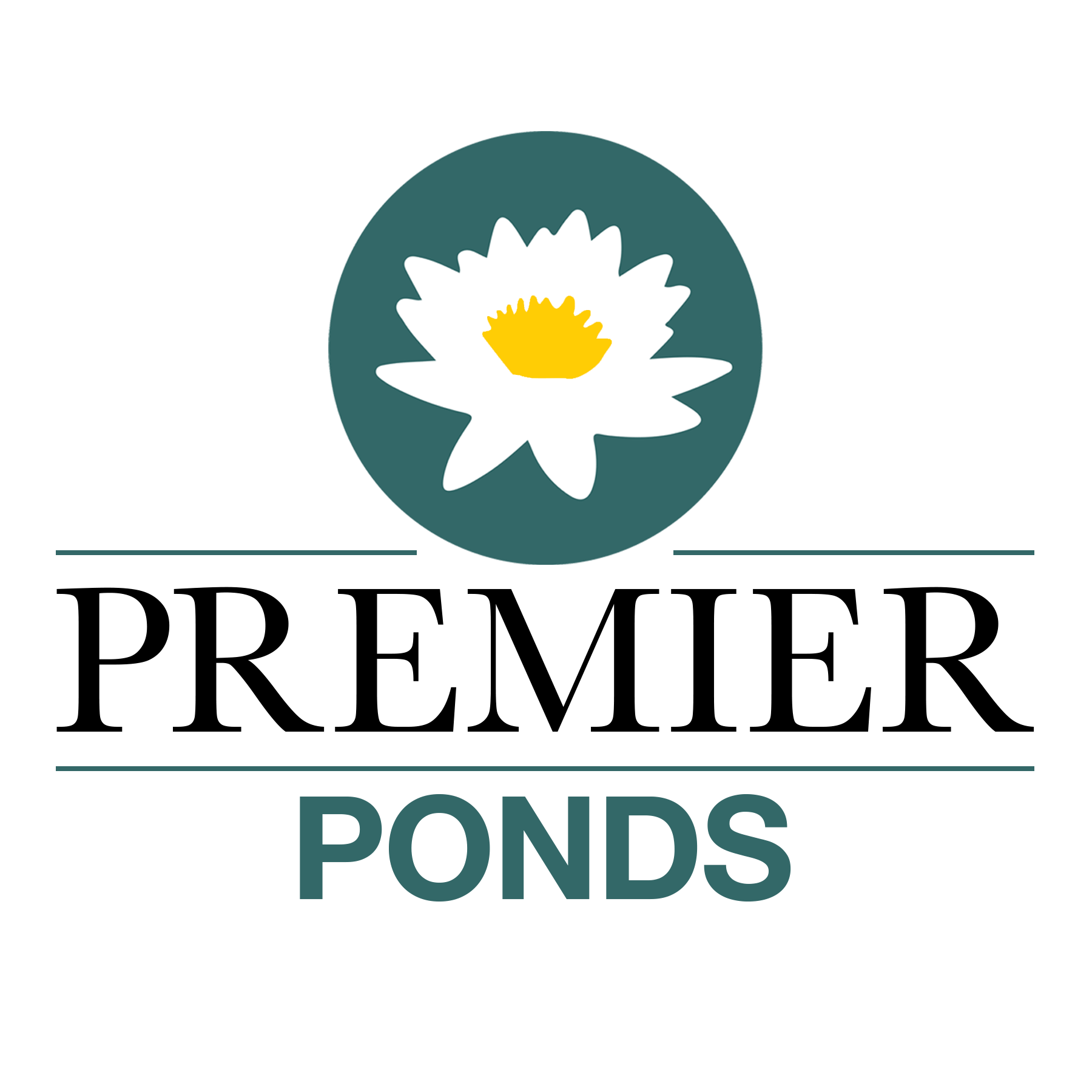 Ponds Logo - Premier Ponds | Award Winning Pond Company | Serving MD, DC & NoVa