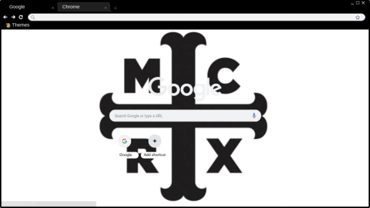 Mcrx Logo - My Chemical Romance: MCRX Chrome Theme - ThemeBeta