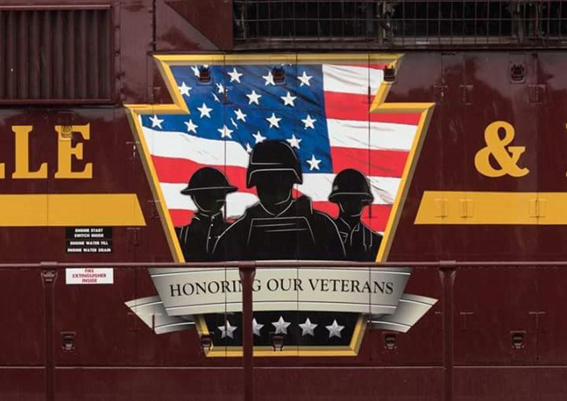 Locomotive Logo - LIRC locomotive logos honor veterans | Anacostia Rail Holdings