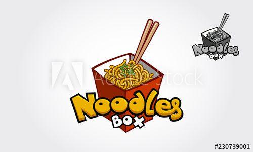 Noodles Logo - Amazing Noodles logo template. A vector illustration for noodle ...