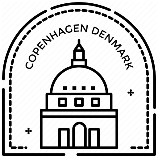 Copenhagen Logo - 'Passport Stamp 1' by ProSymbols