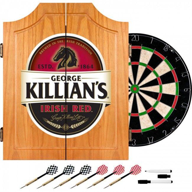 Killians Logo - Killian's Irish Red Dart Cabinet : Dartboard w/ Darts