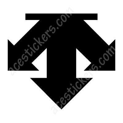 Descente Logo - Descente Stickers (15 x 13.3 cm) - ステッカー、カッティングステッカー、シールを通販・販売・通信販売している