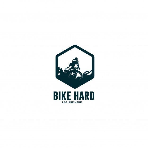 Descente Logo - Logo de descente cycliste extrême | Télécharger des Vecteurs Premium