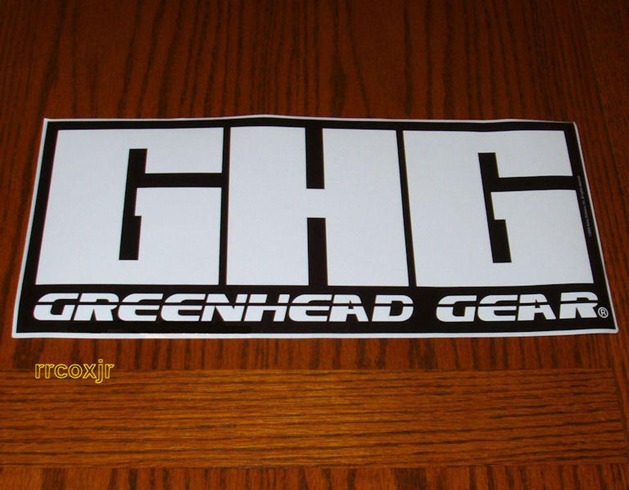 GHG Logo - AVERY GREENHEAD GEAR GHG LOGO DECOYS DECAL STICKER 15