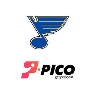 Pico Logo - Blues & Pico Logo. National Sports Forum