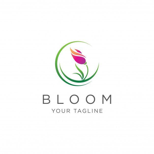 Bloom Logo - Natural bloom logo Vector