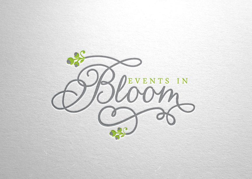 Bloom Logo - Events in Bloom Logo Design – Merryelle Design