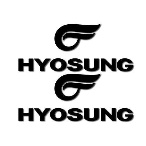 Hyosung Logo - PEGATINAS HYOSUNG LOGO Y LETRAS RV223