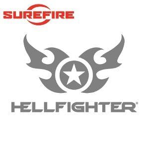Surefire Logo - SureFire Silver Hellfighter Decal: Midwest Gun Works