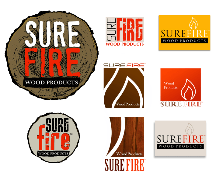 Surefire Logo - SureFire Wood Products Logo Design • TigerHive Creative Group ...