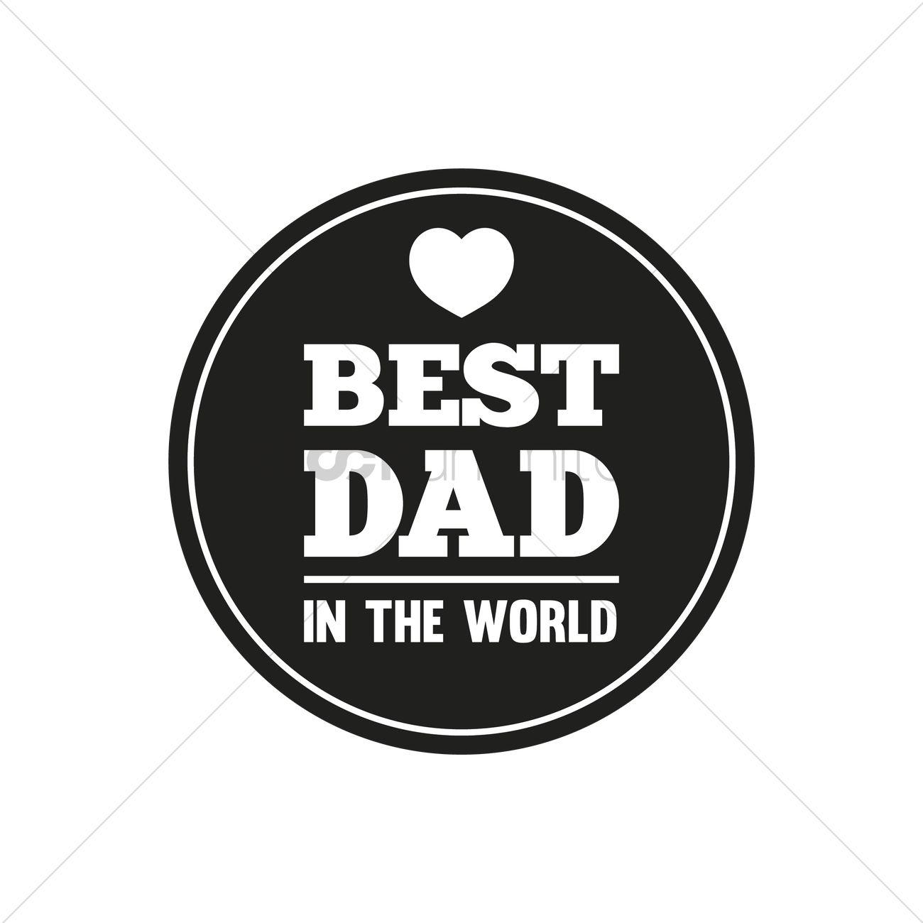 Father Logo - Father's day label design Vector Image - 1539107 | StockUnlimited