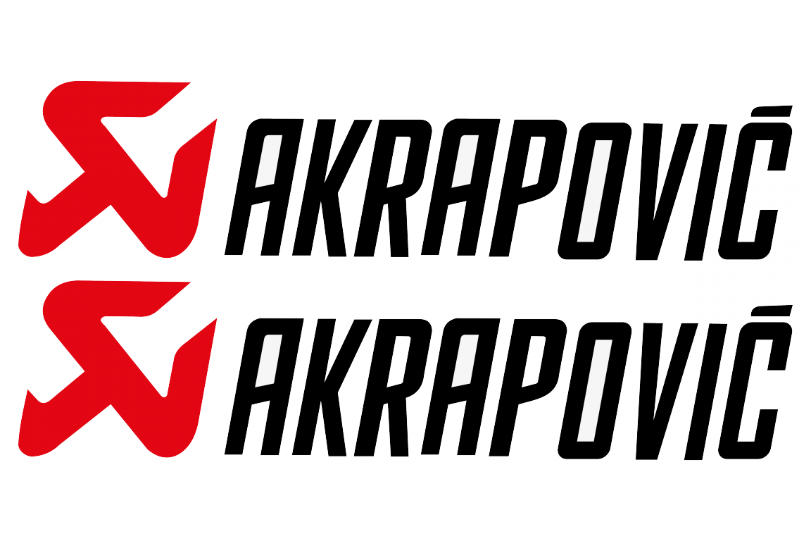 Akrapovic Logo - Sponsor Sticker Akrapovic