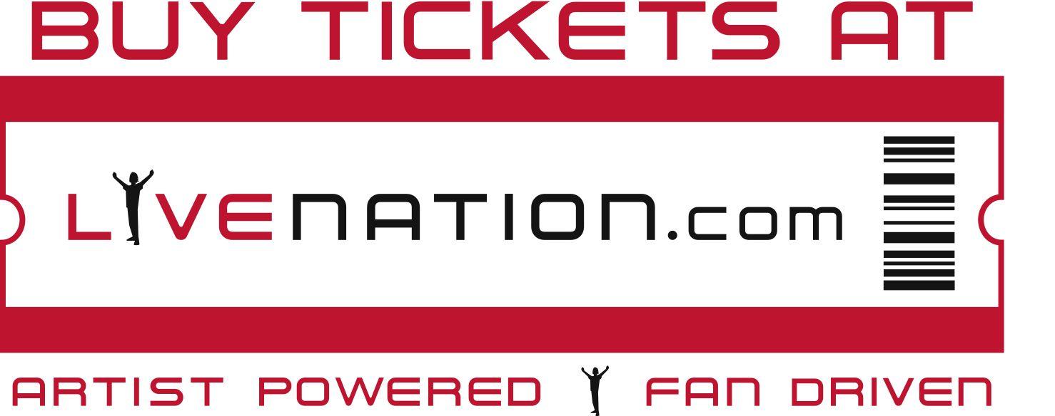 Livenation.com Logo - LIVE NATION BUY AT TICKET LOGO RED TAG