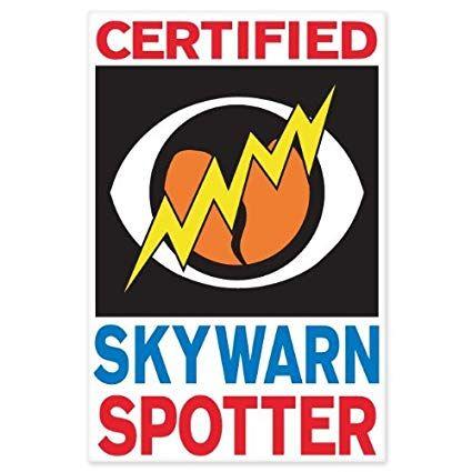 Skywarn Logo - Skywarn Spotter Tornado car bumper sticker window decal 5