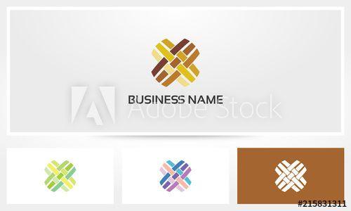 Woven Logo - Cross Woven Weaving Logo - Buy this stock vector and explore similar ...