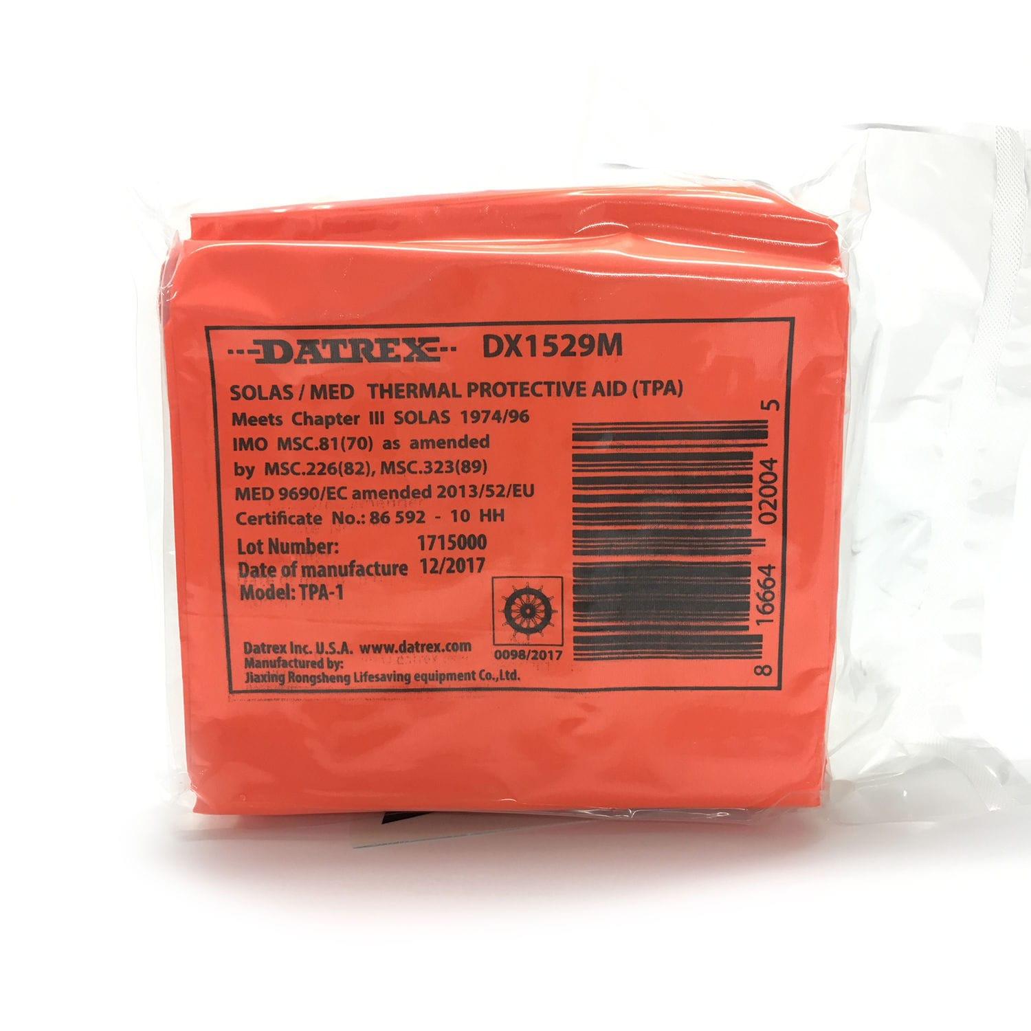 Datrex Logo - Boat survival blanket - DX1529M - Datrex