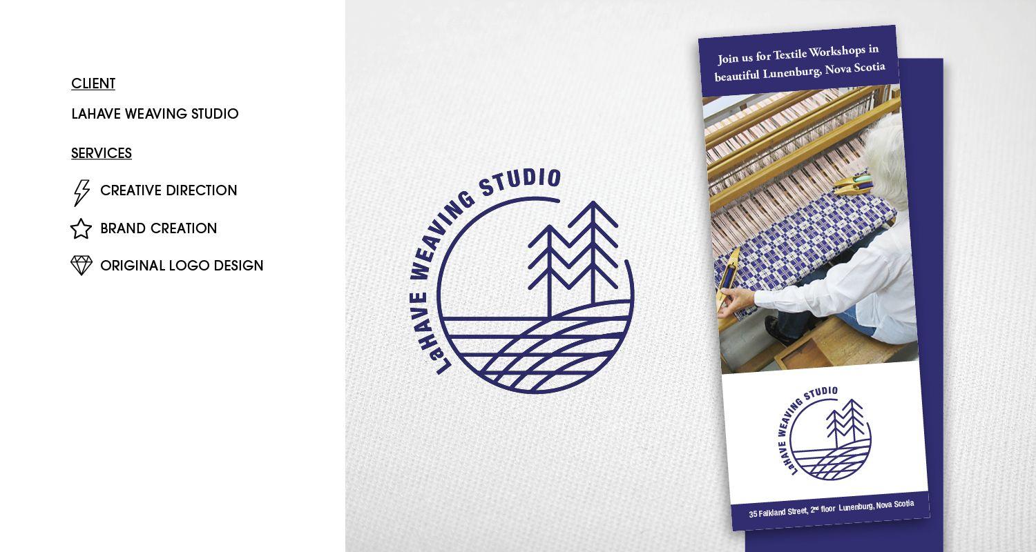 Weaving Logo - LaHave Weaving Studio, Logo design Pickrem