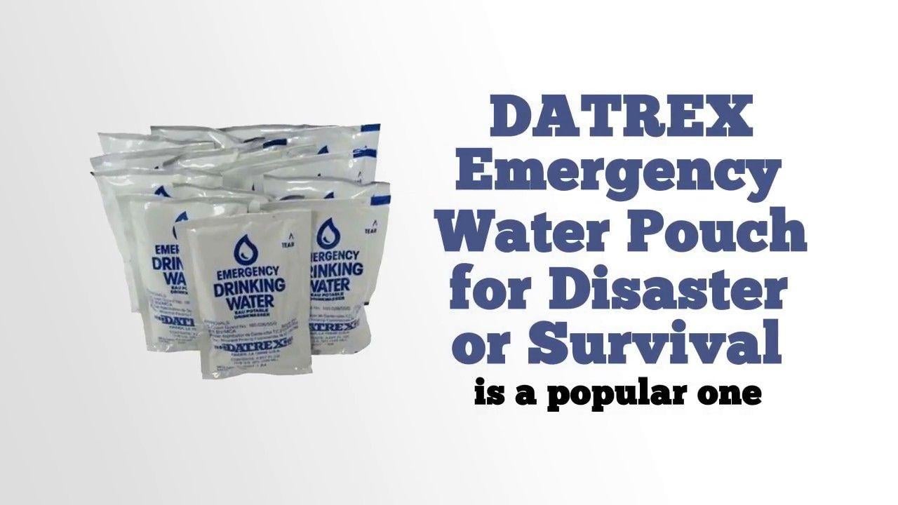 Datrex Logo - DATREX Emergency Water Pouch for Disaster or Survival