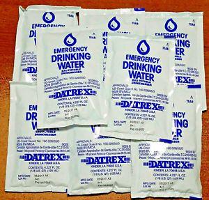 Datrex Logo - 24 Packs Datrex Emergency Water MFR-11/17 EXP-11/22 Bug Out Go Bag 3 ...