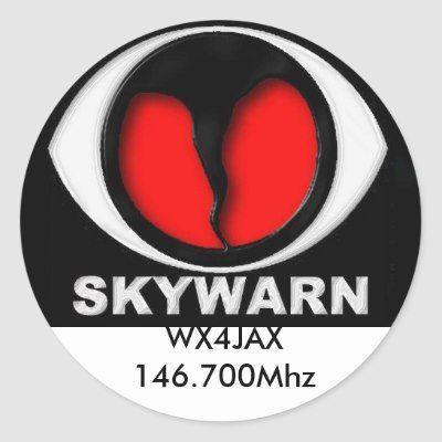 Skywarn Logo - Skywarn Logo Triangle Sticker