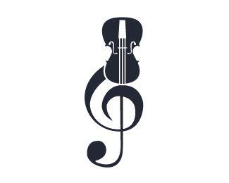 Violin Logo - Violin Designed by Superbman | BrandCrowd
