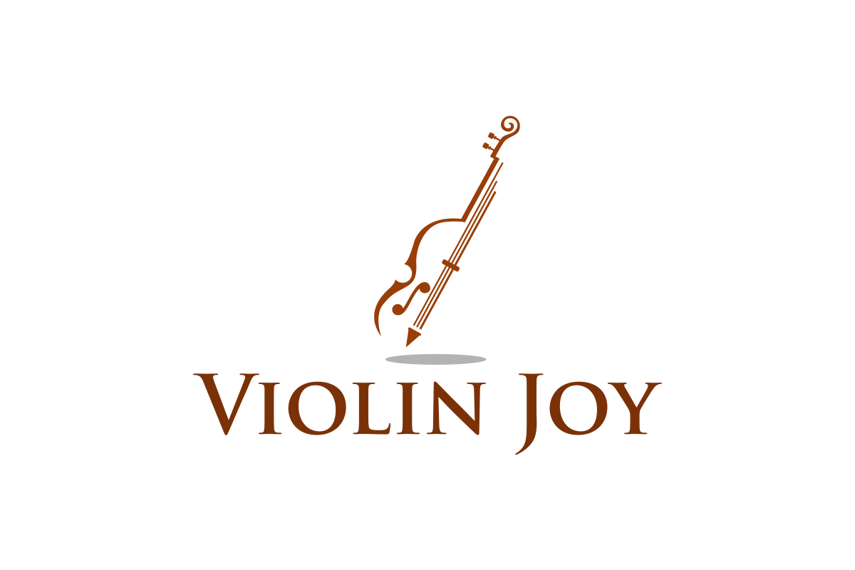 Violin Logo - Playful, Modern Logo Design for Violin Joy Private Violin Studio