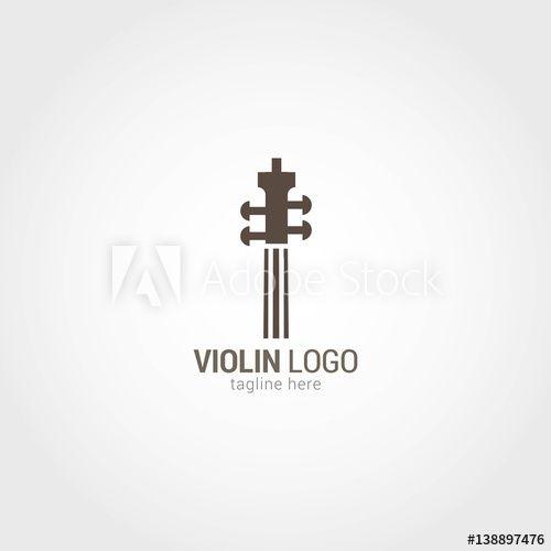 Violin Logo - Violin Logo Design Template this stock vector and explore