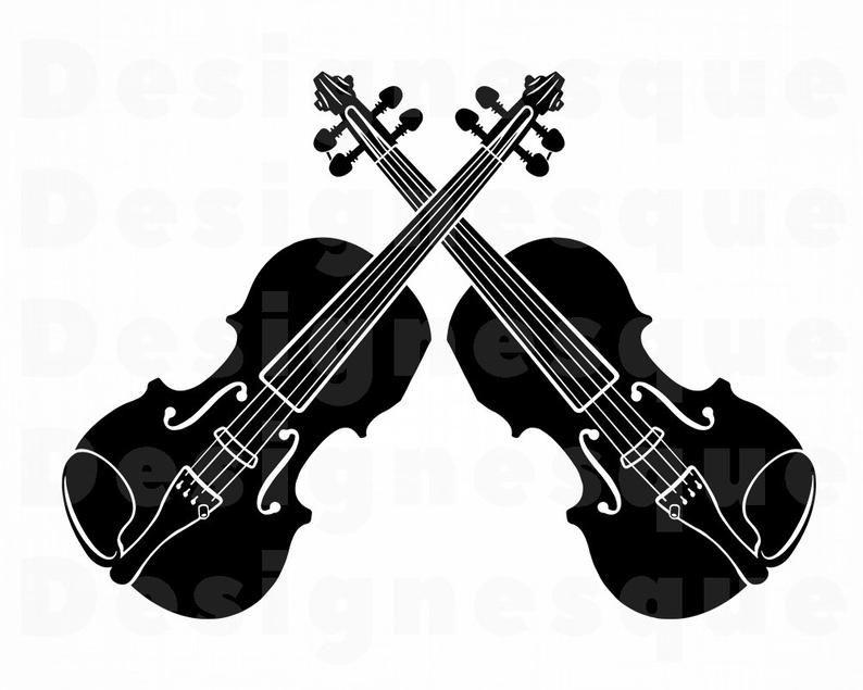 Violin Logo - Violin Logo SVG, Violin Svg, Violin Clipart, Violin Files for Cricut, Violin Cut Files For Silhouette, Violin Dxf, Violin Png, Eps Vector