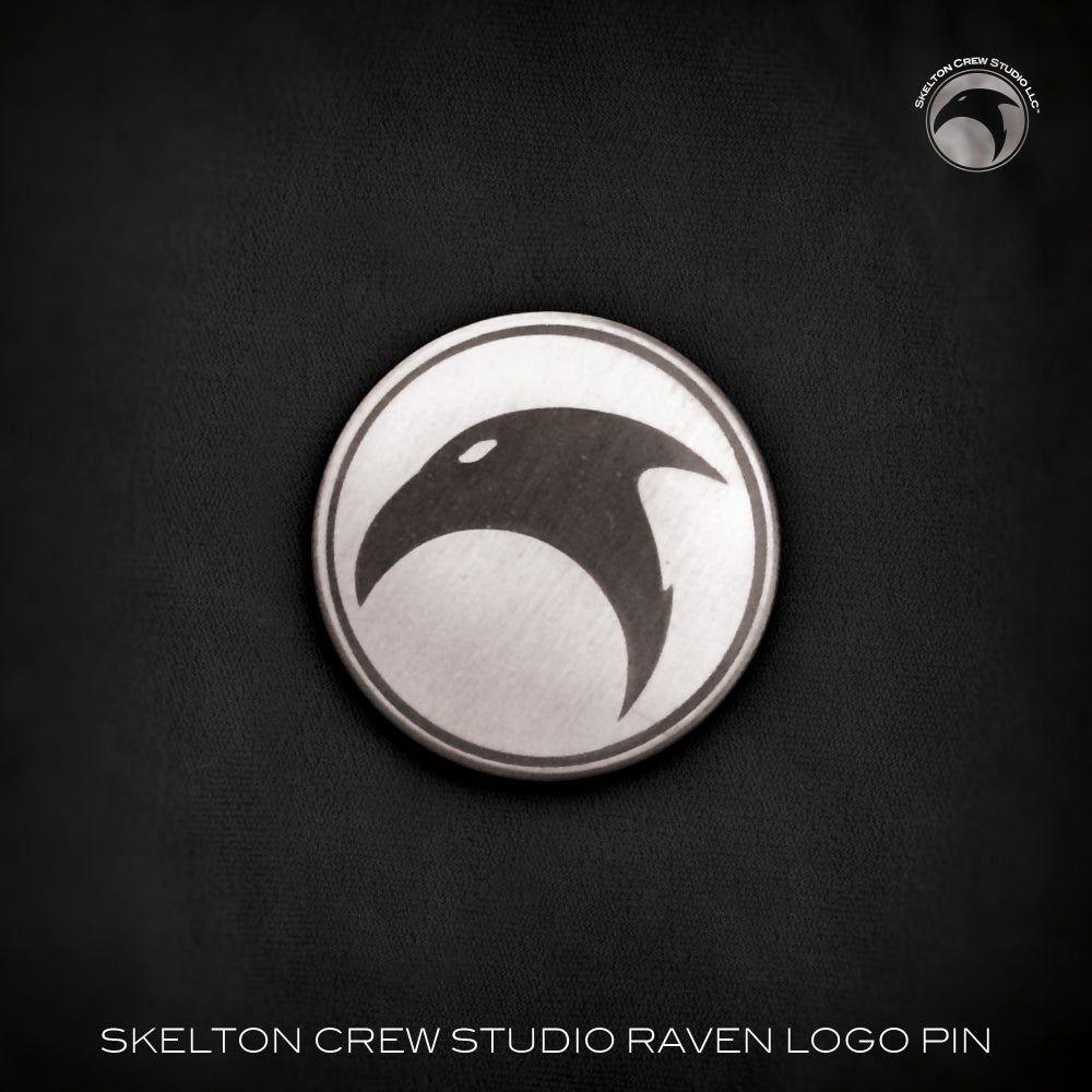 Racen Logo - The Skelton Crew Collection: Antique Raven's Head logo pin!