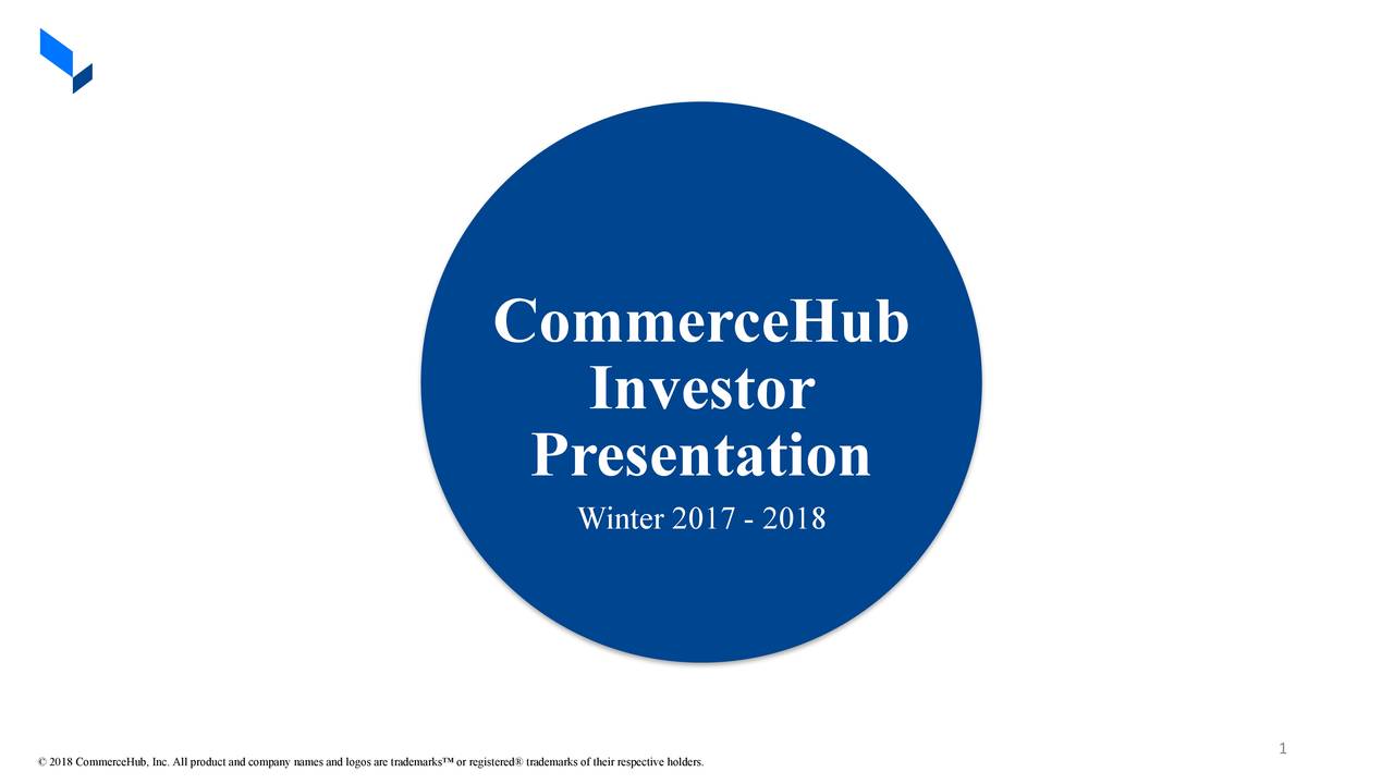 CommerceHub Logo - CommerceHub (CHUBK) Presents At Needham & Co. 20th Annual Growth ...