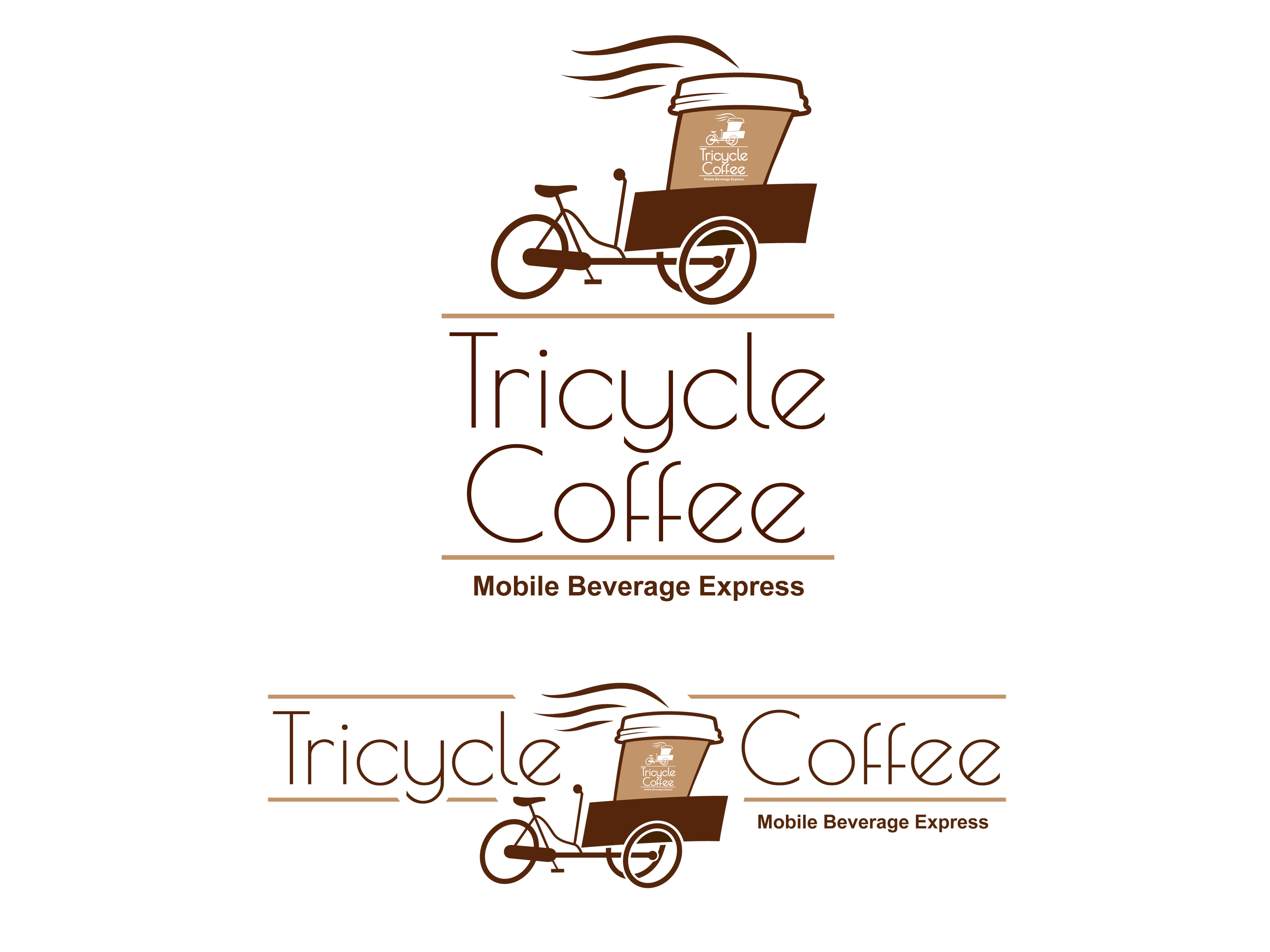 Tricycle Logo - Logo Design. 'Tricycle Coffee' design project. DesignContest ®