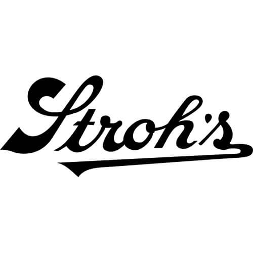Strohs Logo - Stroh's Beer Decal Sticker - STROH'S-BEER-LOGO-DECAL