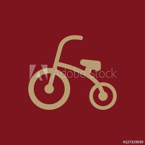 Tricycle Logo - Tricycle icon. design. Bike, bicycle, Tricycle symbol. web. graphic ...