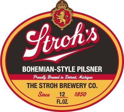 Strohs Logo - Strohs Bohemian-Style Pilsner from Brew Detroit - Available near you ...