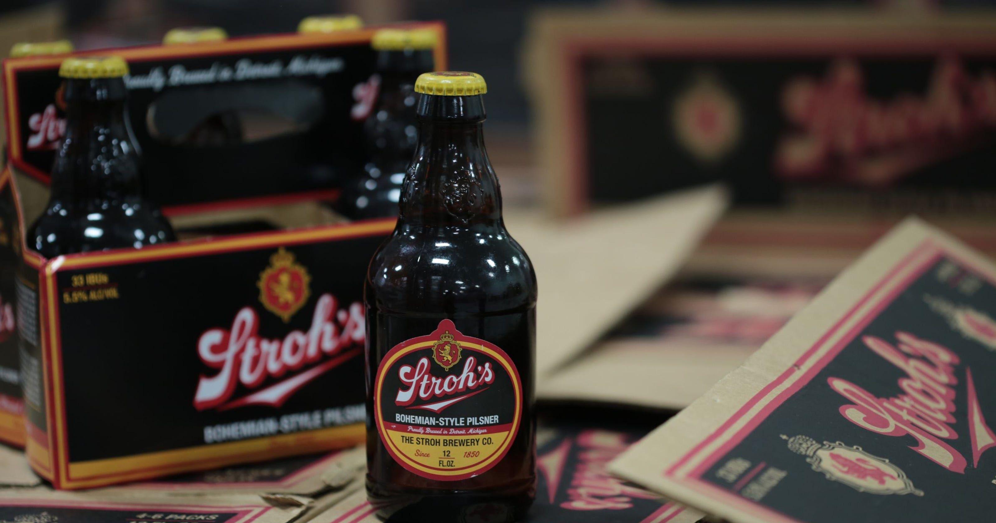 Strohs Logo - Stroh's returns to Detroit with a new beer, but pride never left