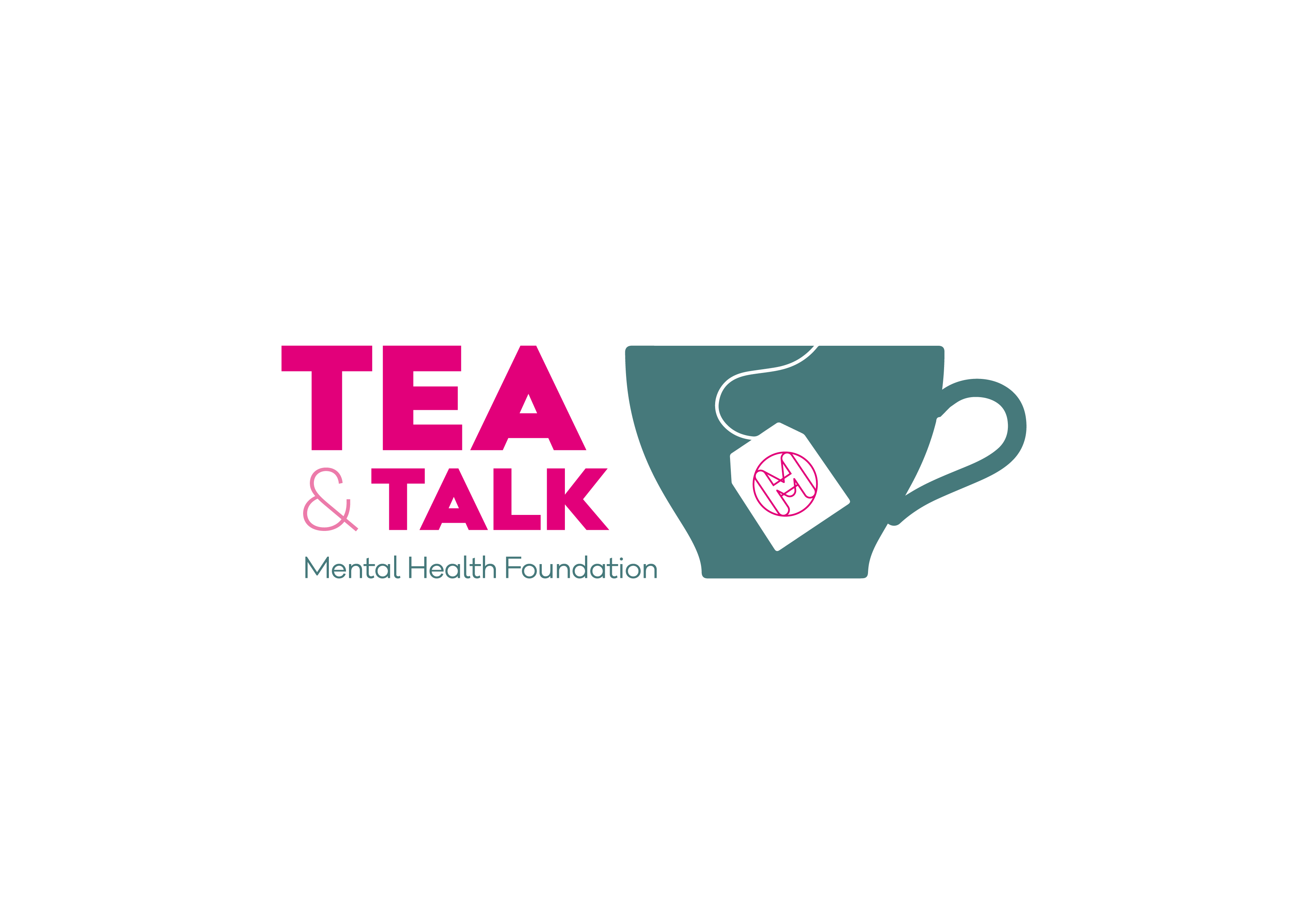 Mental Logo - Tea & Talk. Mental Health Foundation