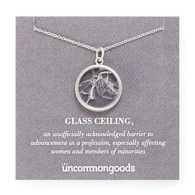 UncommonGoods Logo - Shattered Glass Ceiling Necklace | Empowering Women | UncommonGoods