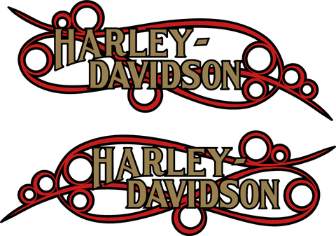 Softail Logo - Harley Davidson FXSTC Softail Custom Tank Decal Sticker 14127-86 ...