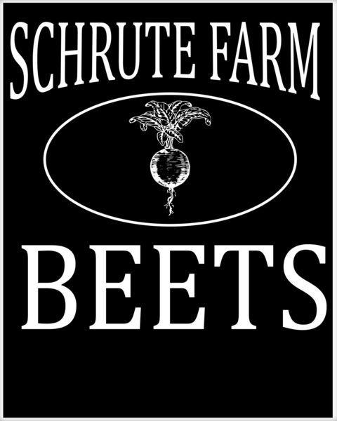 Beets Logo - Schrute Farms Beets Poster